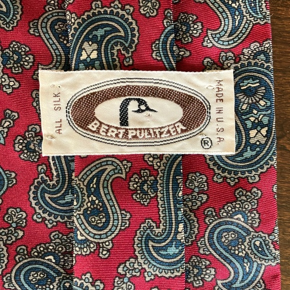 Vintage Bert Pulitzer Silk Men’s Tie - Picture 2 of 4
